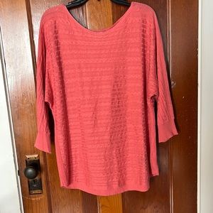 Market and Spruce Coral Sweater